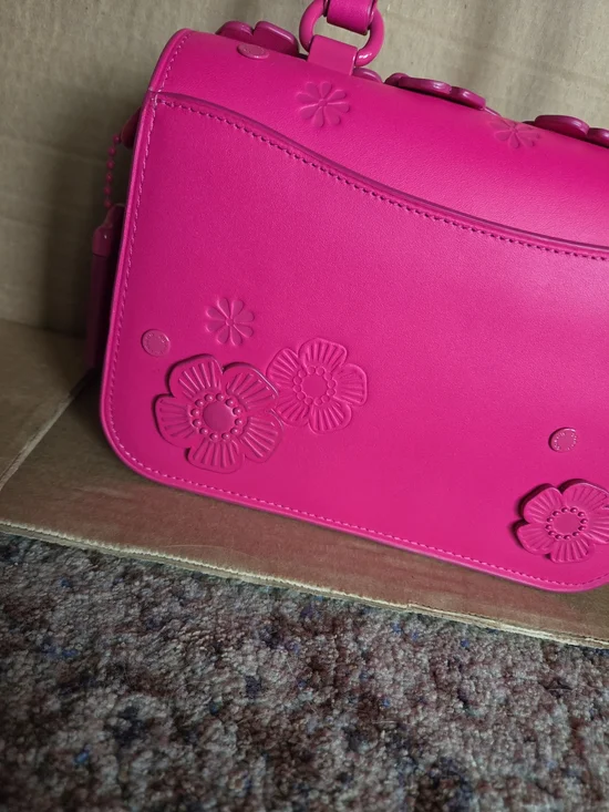 Coach Rogue Top Handle Tea Rose In DRAGONFRUIT - Overseas Exclusive - Picture 7 of 16